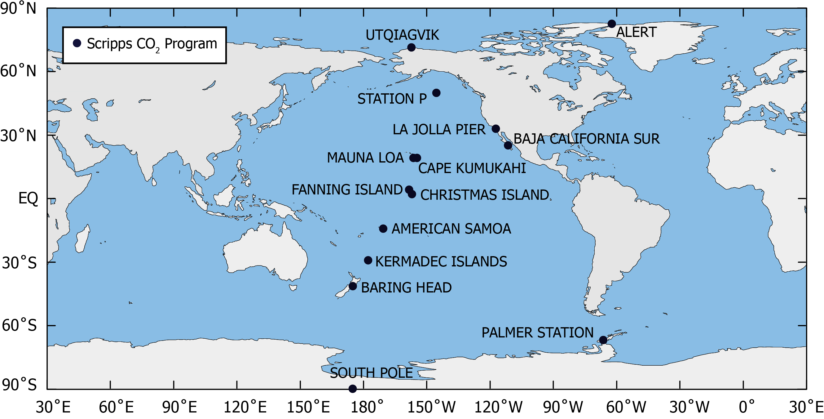 CO<sub>2</sub> Stations Map