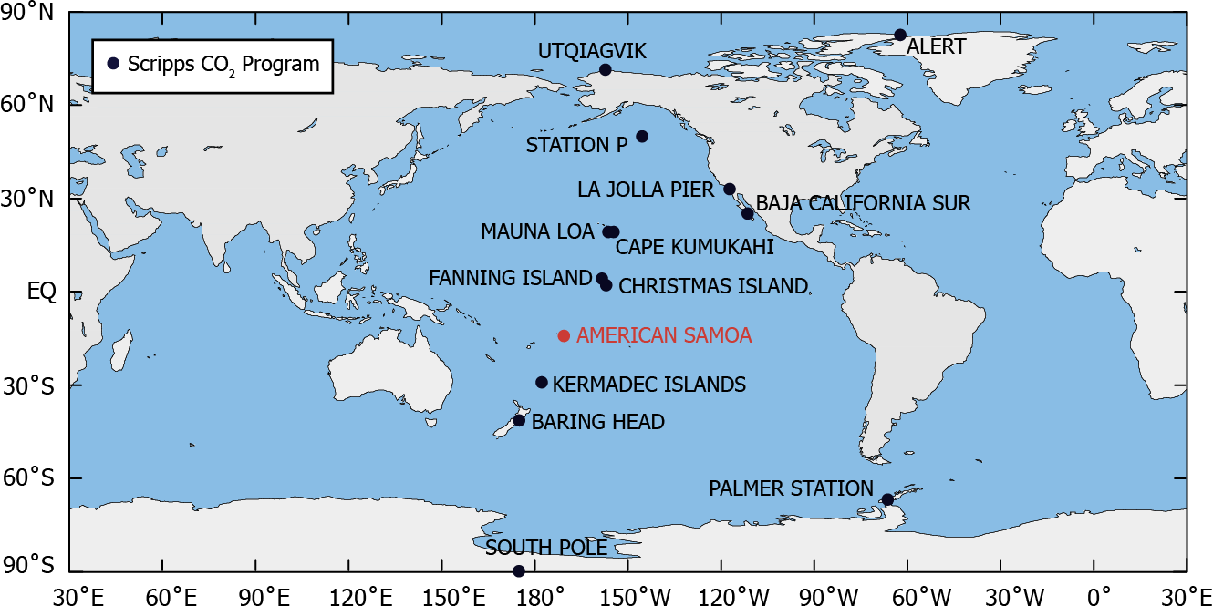 Map of American Samoa